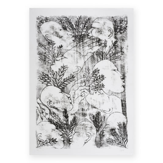 Afanti - Run -  Screen Print / Monotype