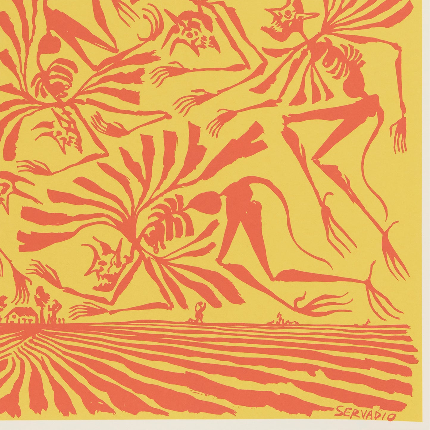 Servadio screen print, Varsi art & lab