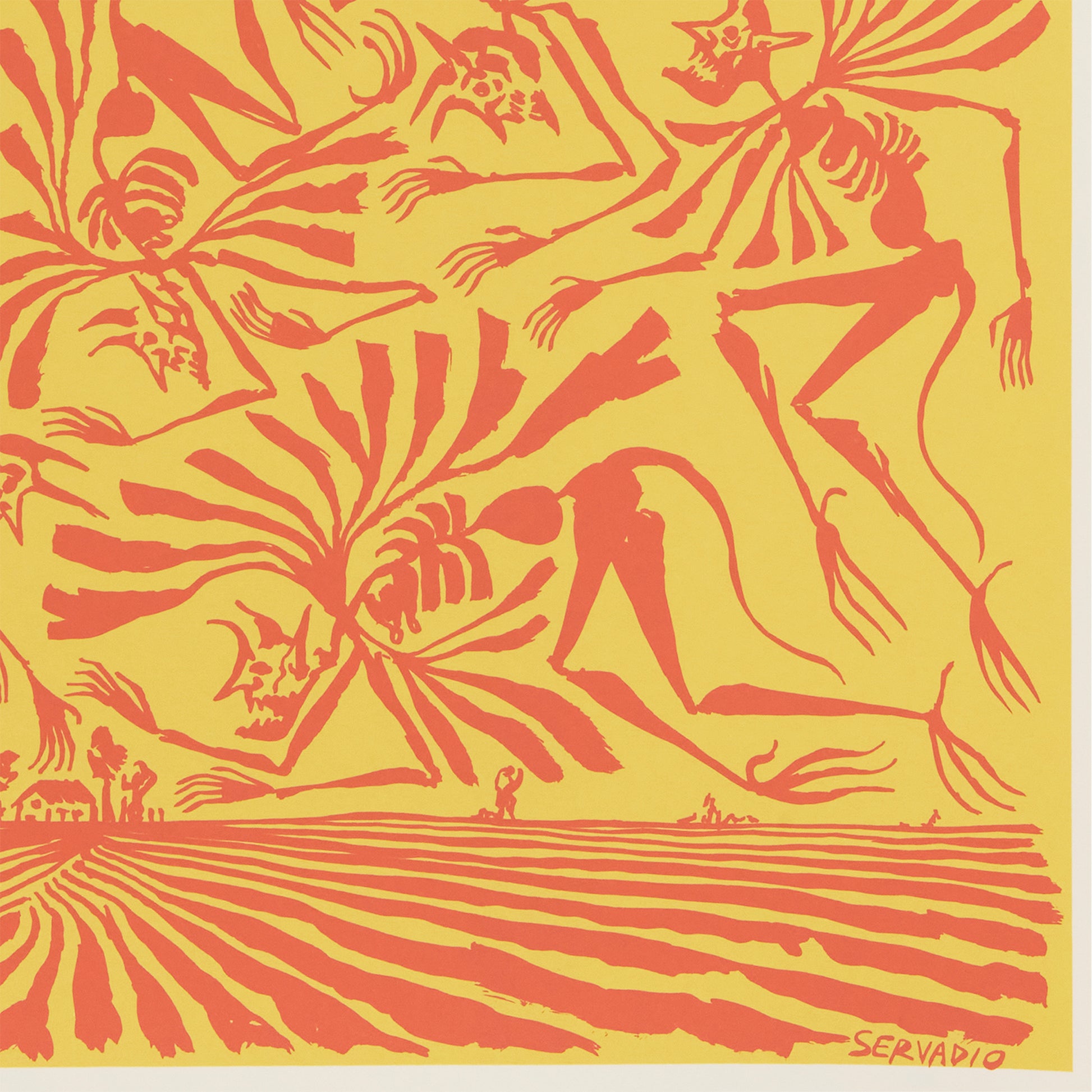 Servadio screen print, Varsi art & lab