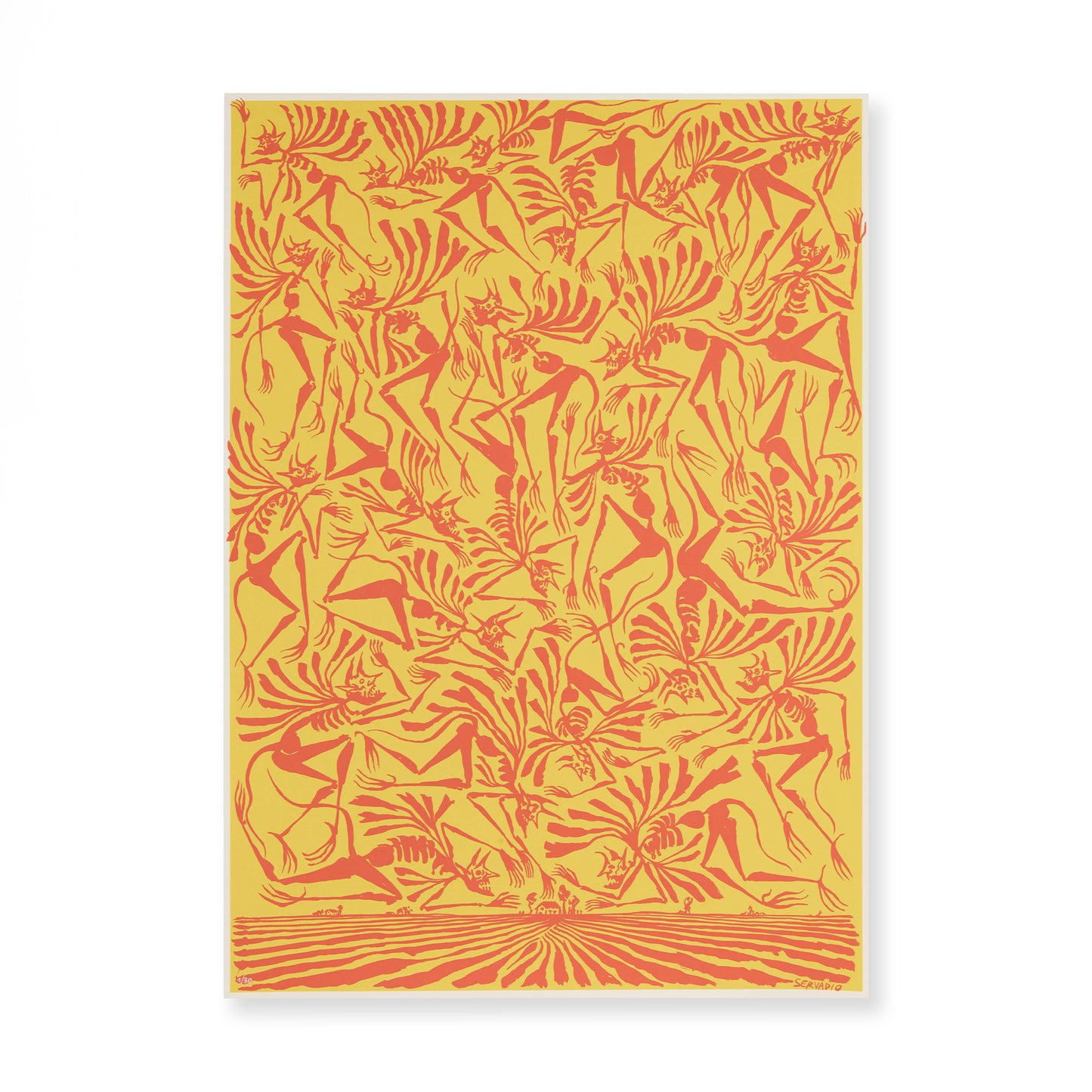 All of us here - Servadio - Screen Print