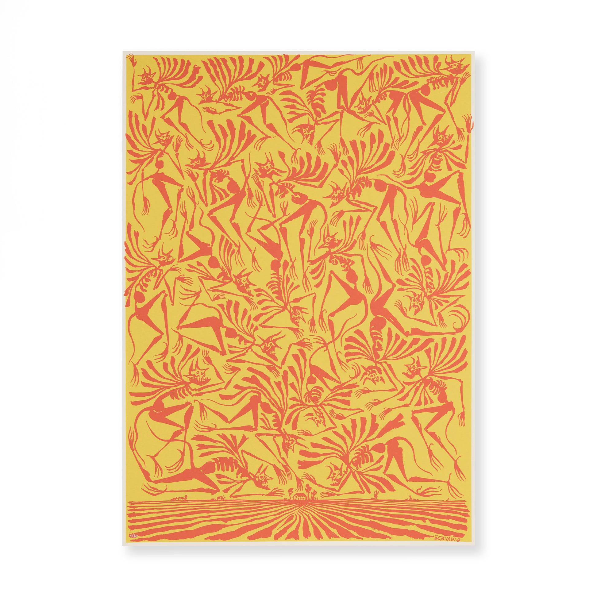 All of us here - Servadio - Screen Print