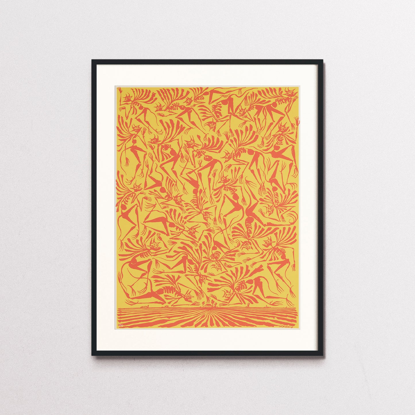 All of us here - Servadio - black frame