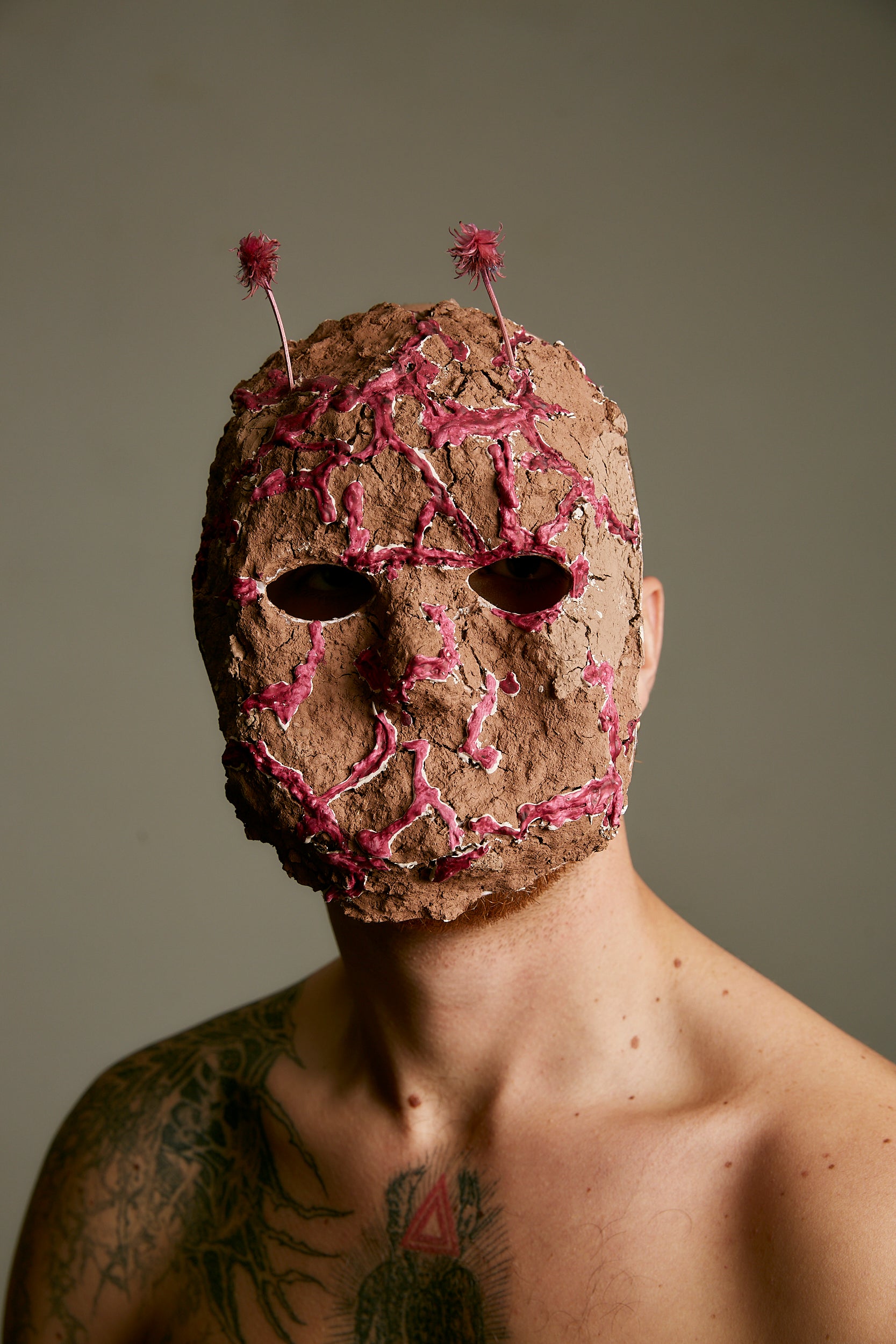 Gnole Mask III Alberonero contemporary artwork at Galleria Varsi