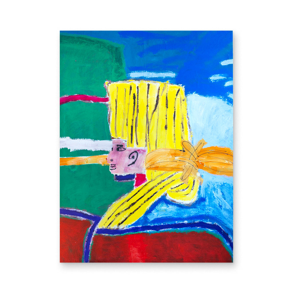 Donna che guarda al passato - Alfano - Mixed Media 