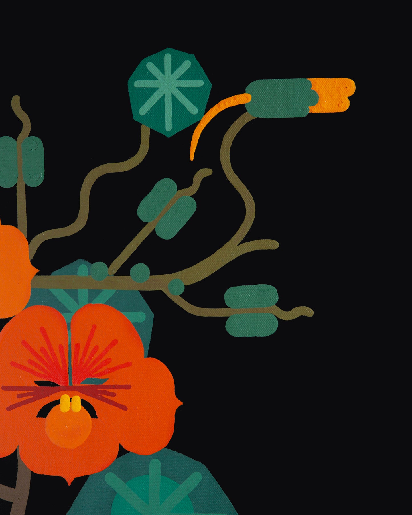 Nasturtium II details  - Amok Island 