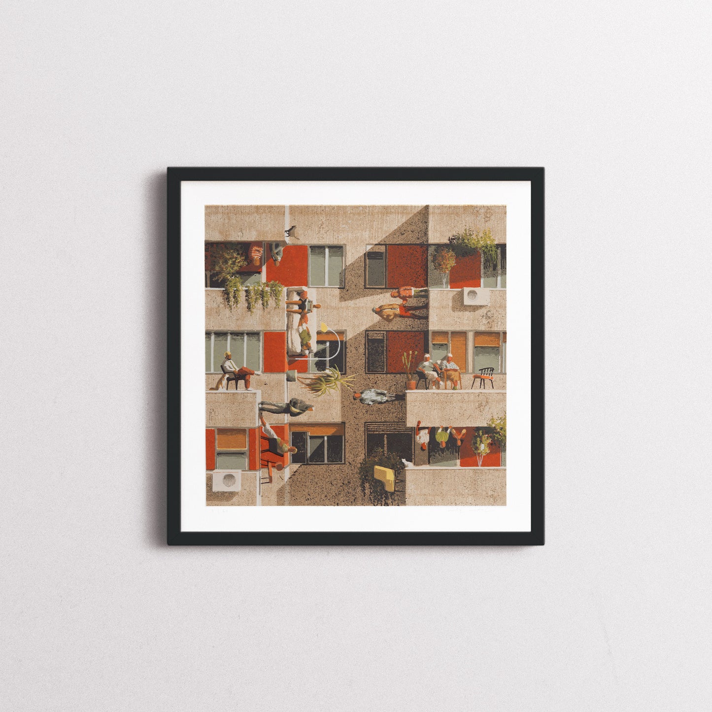 Signed print: Community, Cinta Vidal.