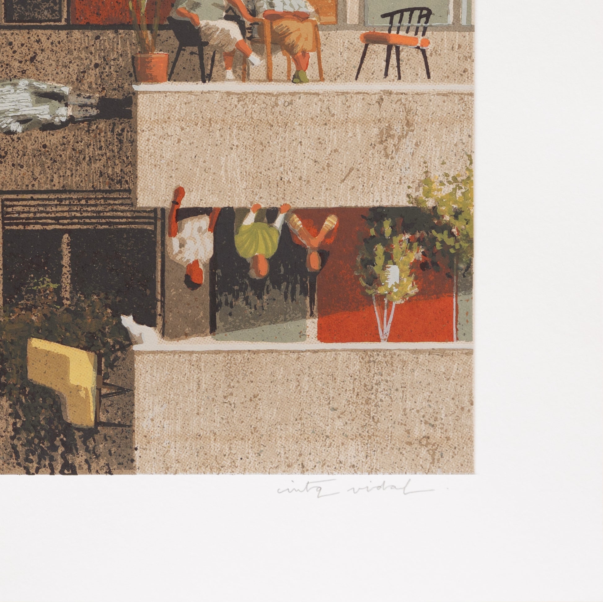 Community print: 15-layer screen print, signed.