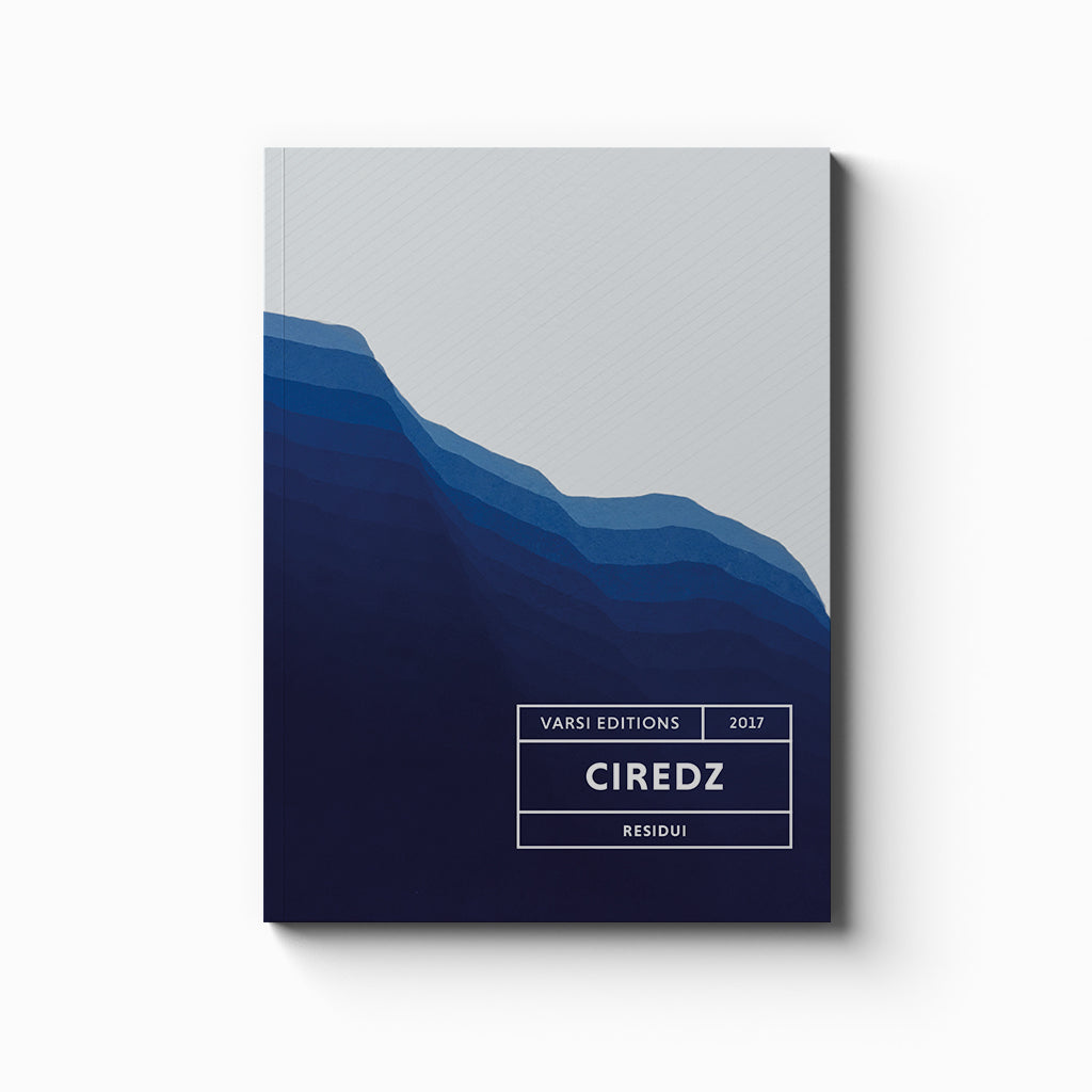 Libro d'artista "Residui" di Ciredz, un art book che raccoglie le sue opere di abstract art, edito da Galleria Varsi.