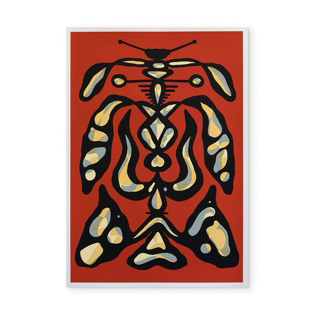 "Totem" by Elia 900, screen print