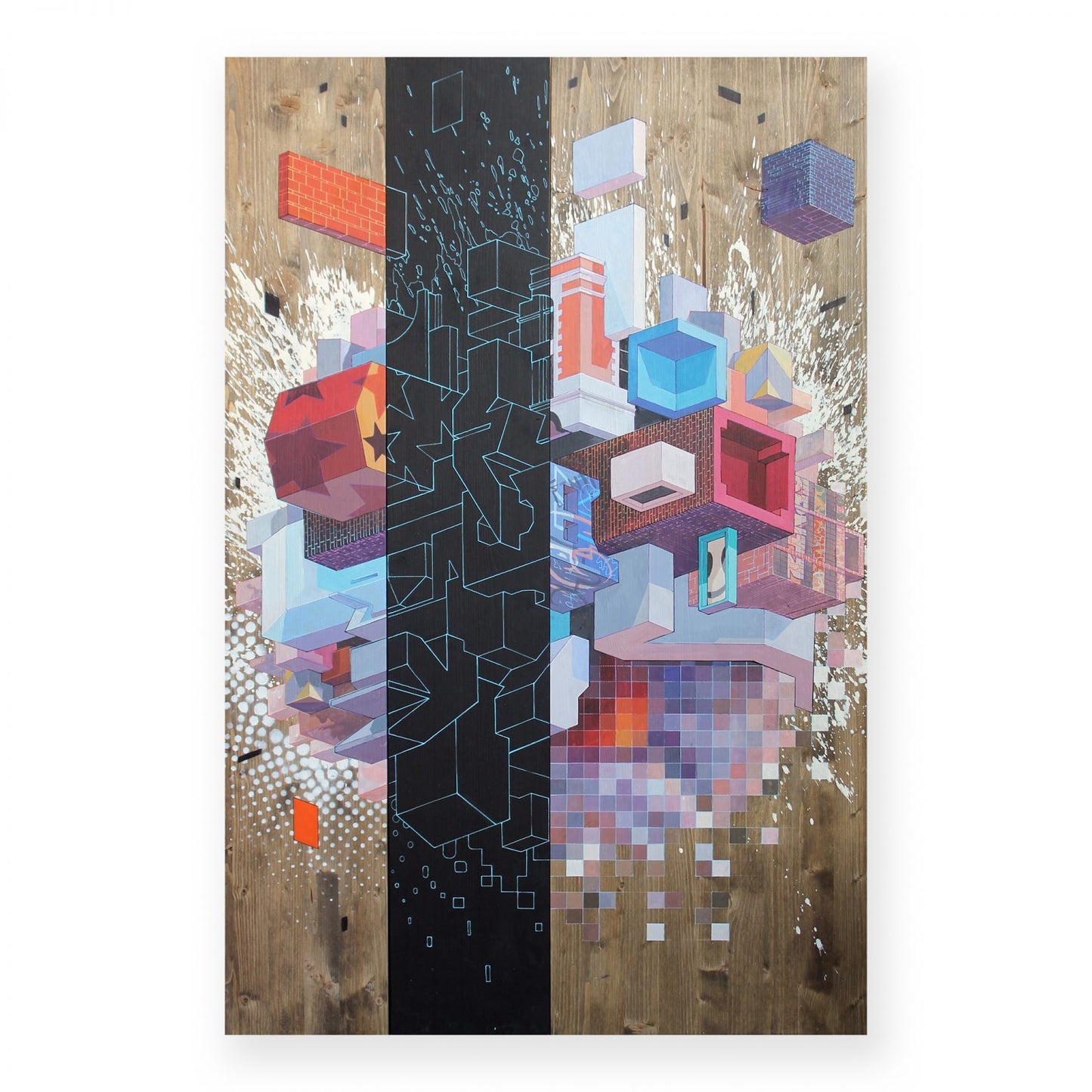 Graff Floating Playground - Etnik - Acrylic on canvas