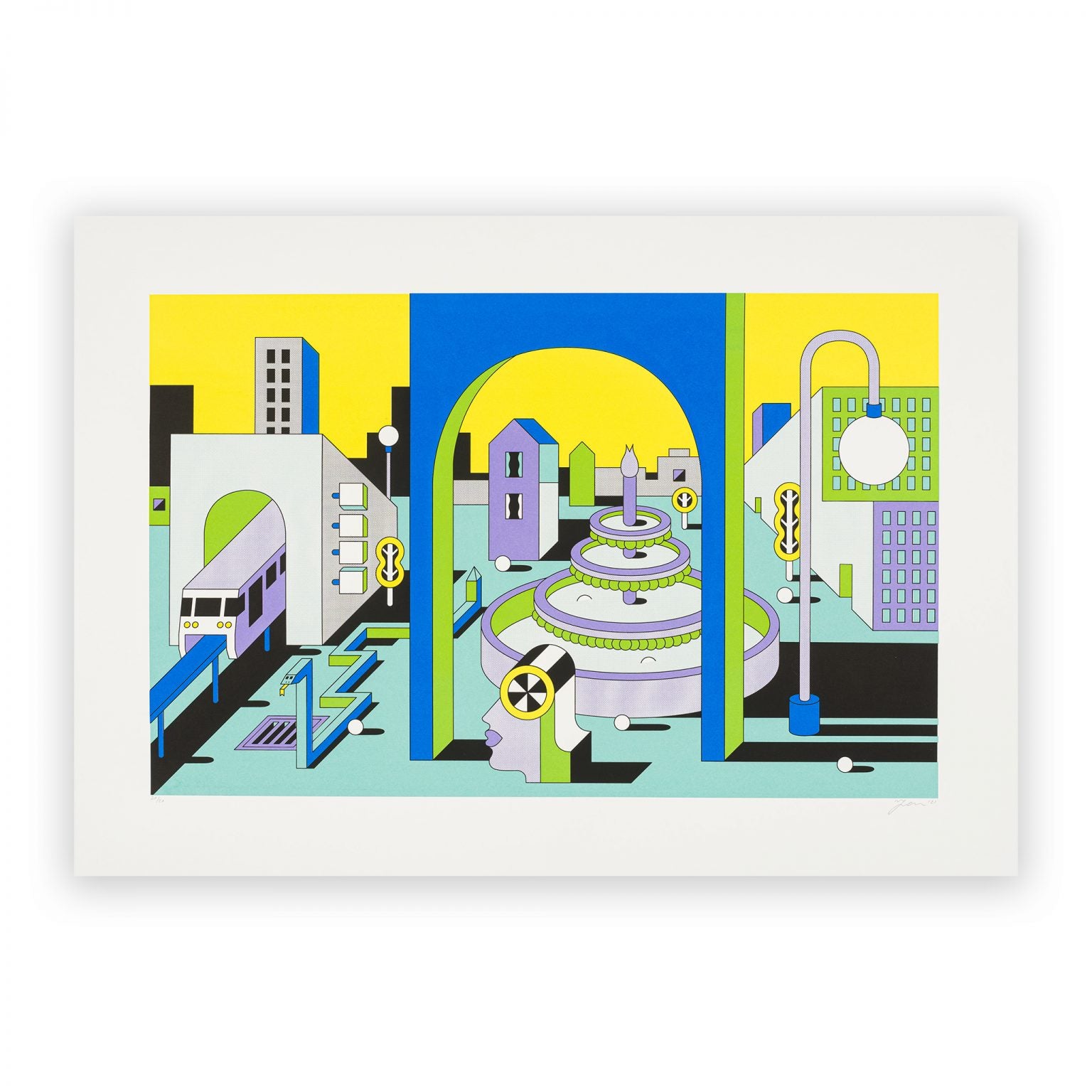 "This Must Be The Place" by Johan Moorman, serigrafia