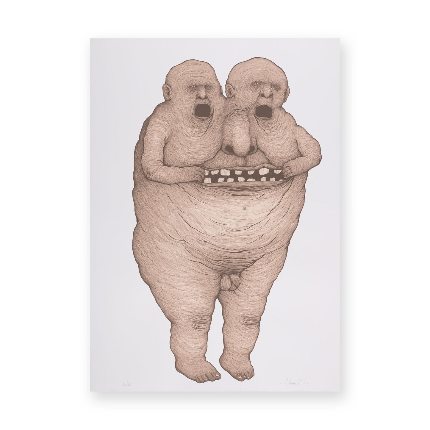 abdomen screen print