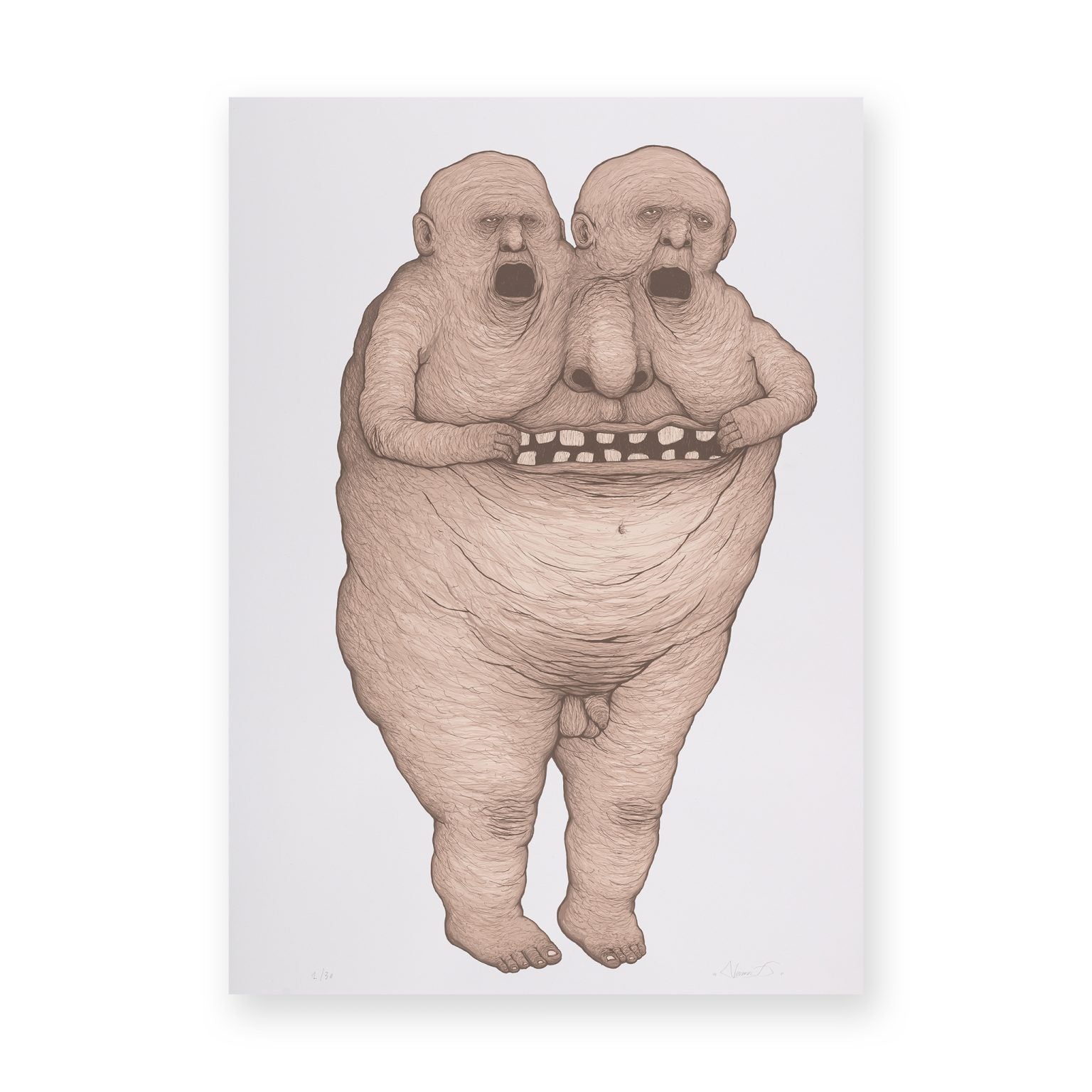 abdomen screen print