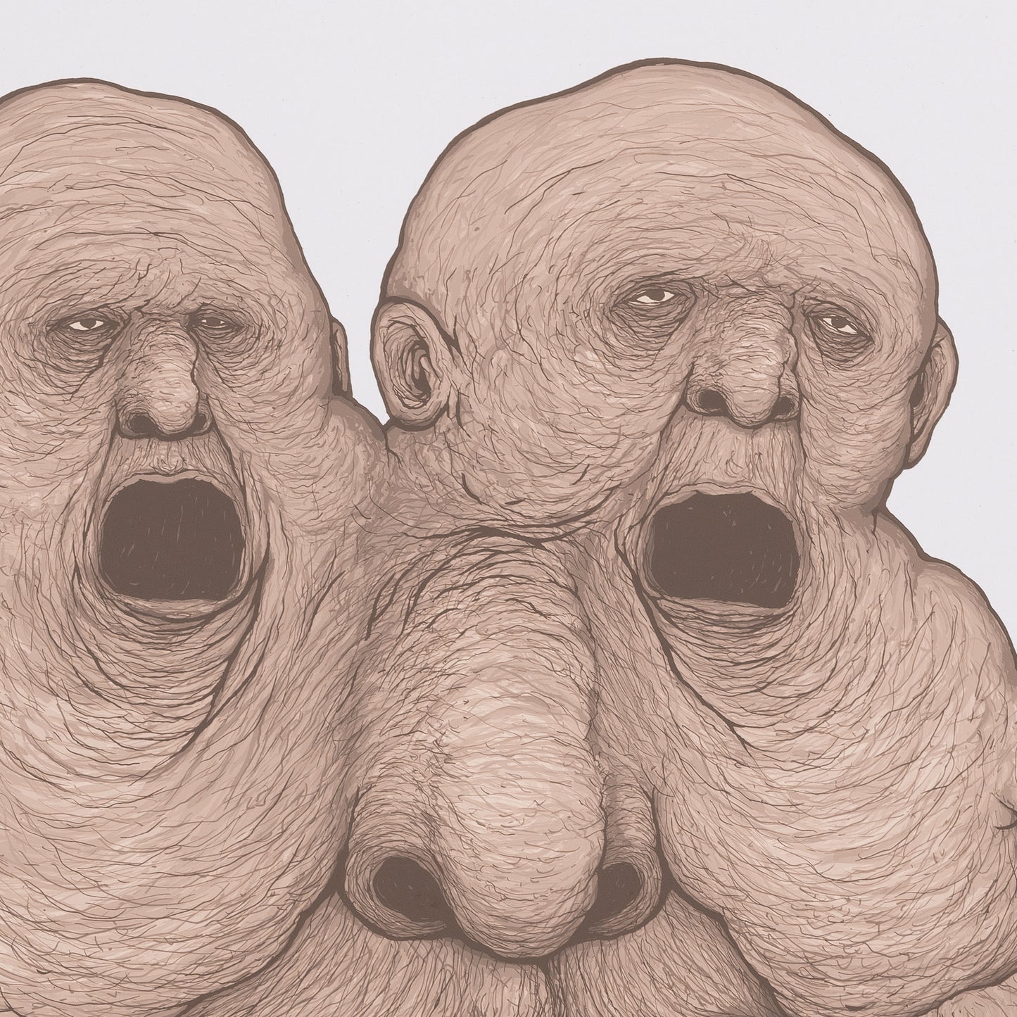 Limited edition nemo's print: ABDOMEN, dystopian themes.