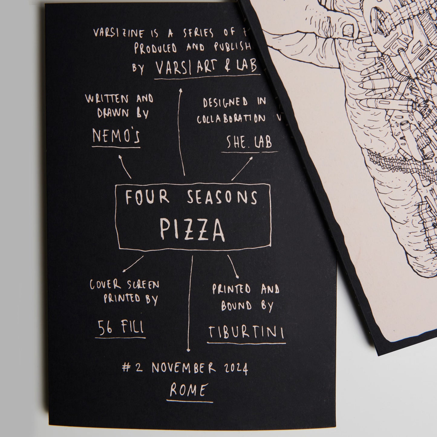 VARSIZINE #2 "Four Seasons Pizza: War" by Nemo's, manifesto