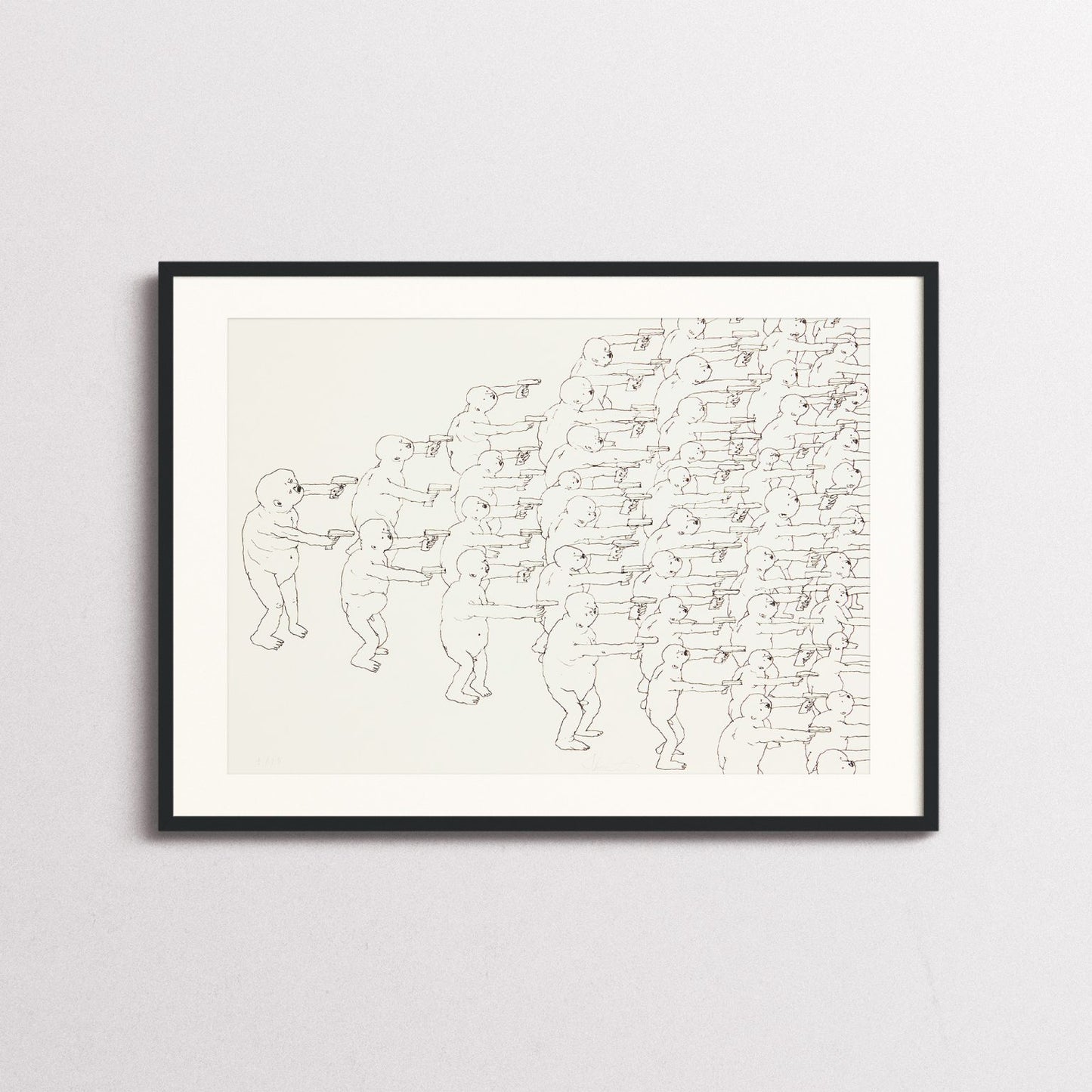 "War II" by Nemo's with black frame