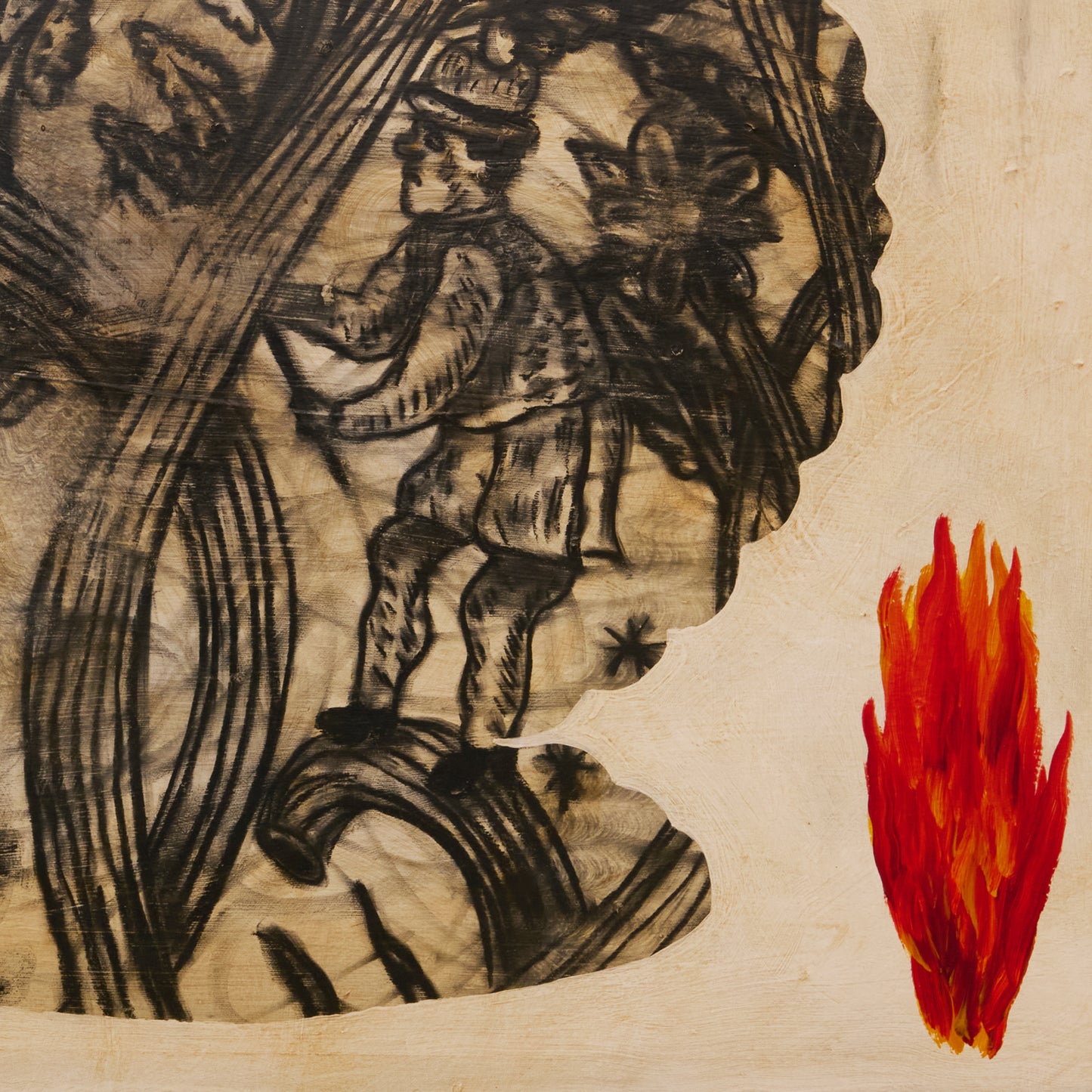 Sambucotto, Matteo Giuntini, Mixed media on Canvas