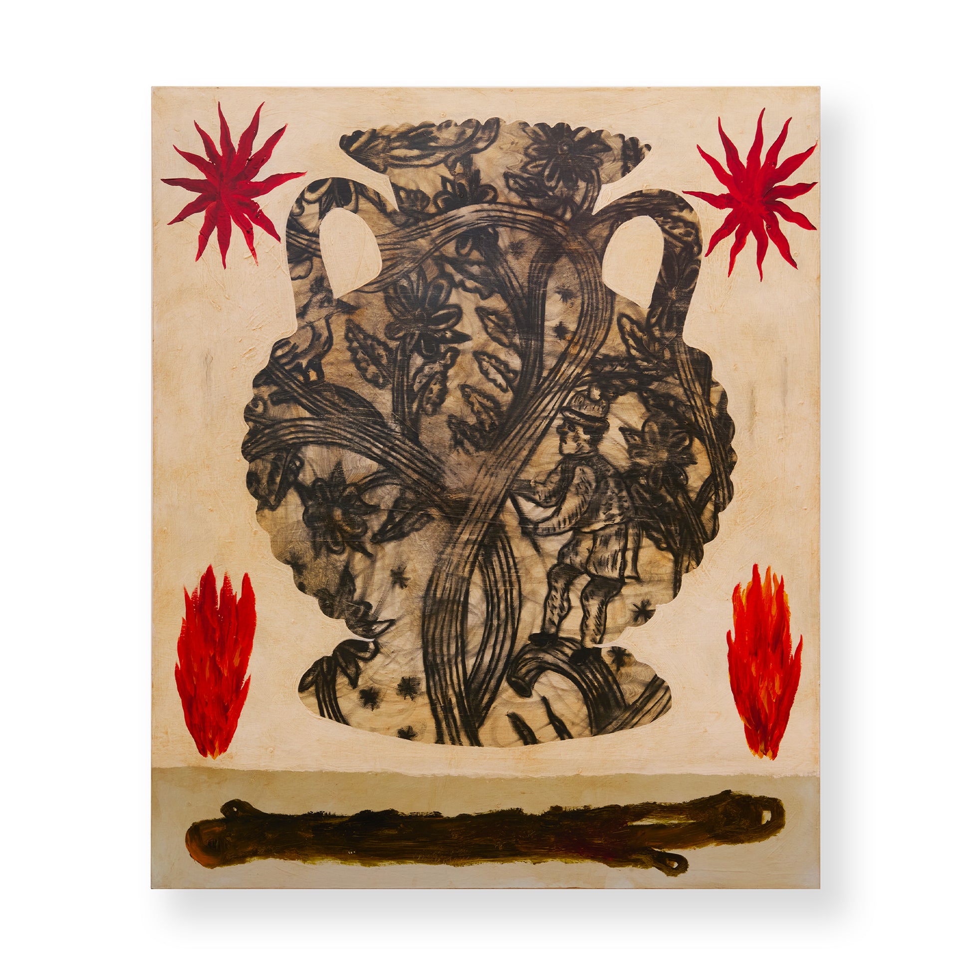 Sambucotto - Matteo Giuntini - Mixed media on Canvas