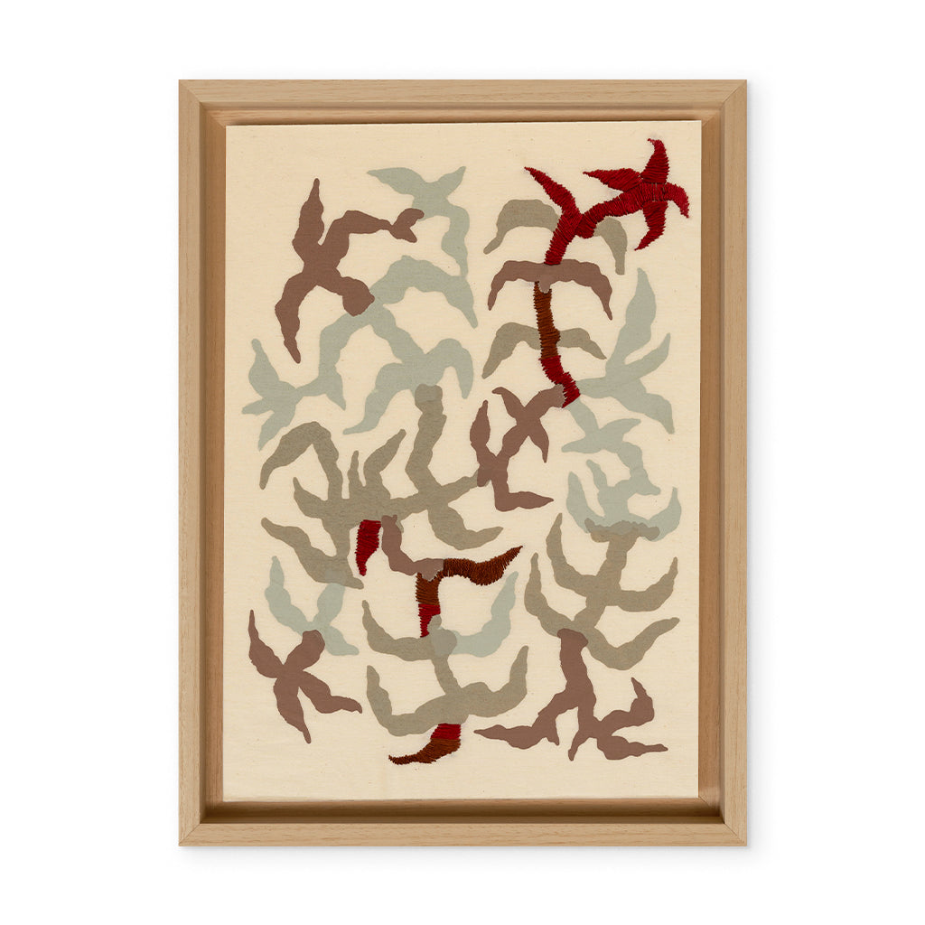 Atlantic Currents Are Circular - Rincen - Screenprint on fabric