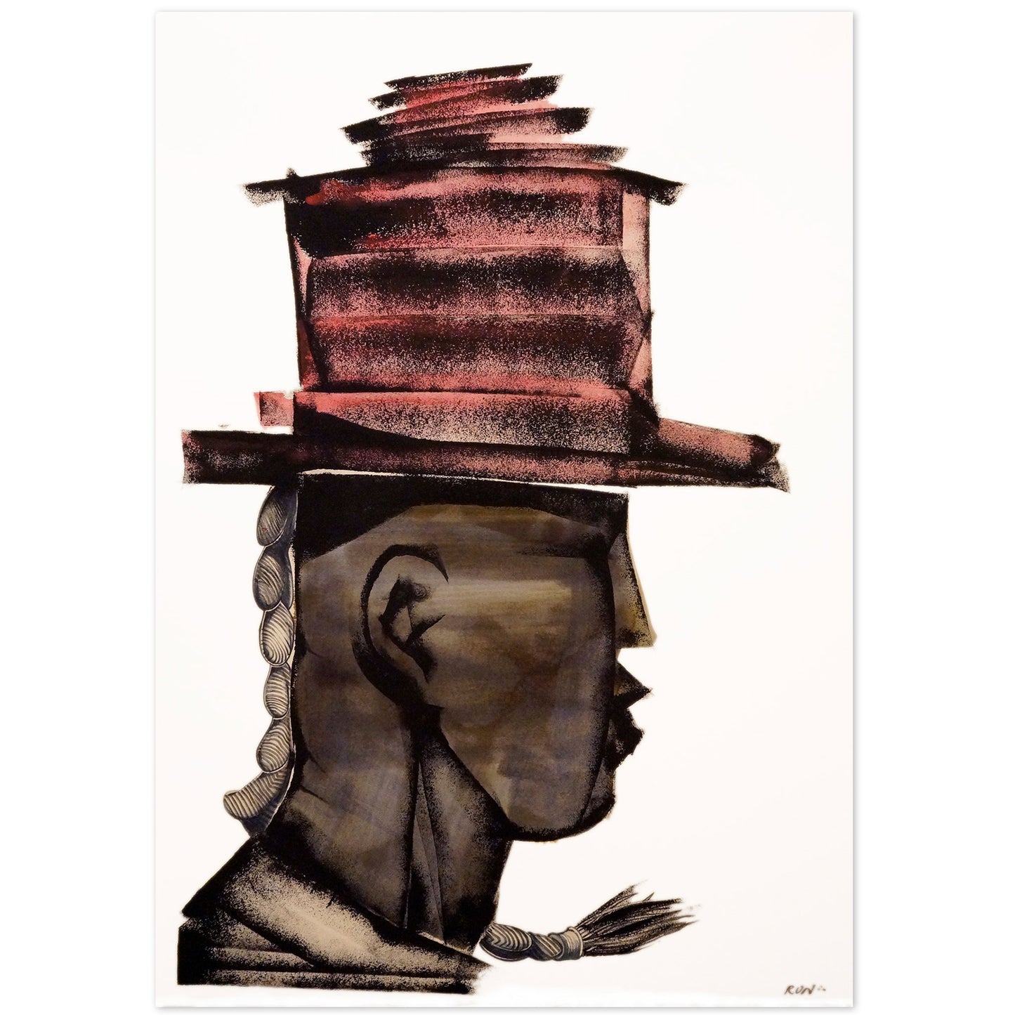 Bandalero - Run -  Watercolor and ink on paper