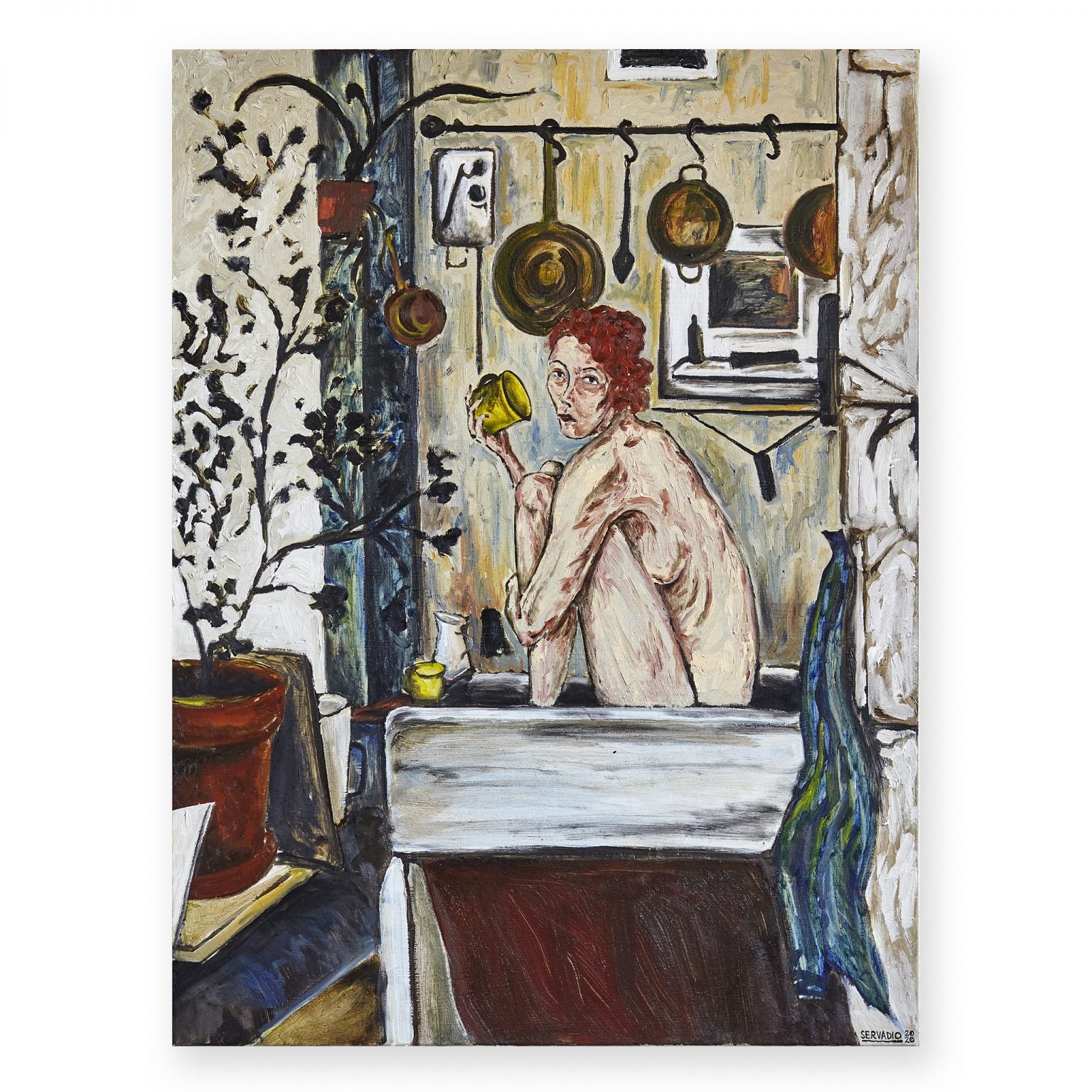 BEST BATH EVER - Servadio - Oil on Canvas