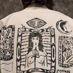 Servadio - Screen print on cotton shirt